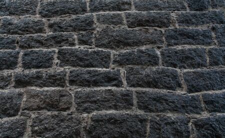 part of brick wall in the castleの写真素材