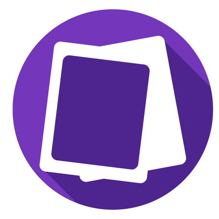 Pages or plan icon of set material design style, vector of collection businessのイラスト素材