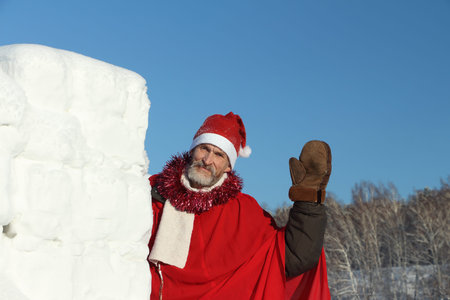 The man in Santa Claus
