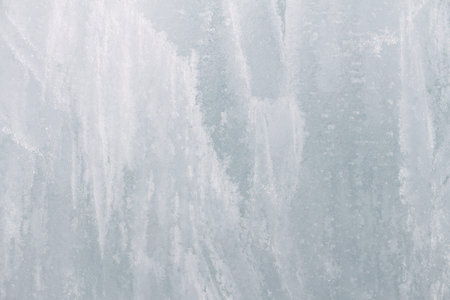 Natural ice background on the river in the spring