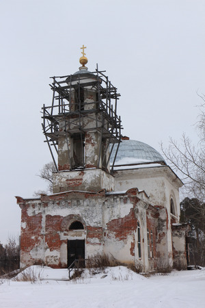 Church of the Ascension,Kungur city, Perm Territory, Russia, Founded in 1838の写真素材