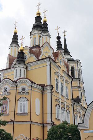 Church of the Resurrection, Tomsk city, Russia, founded in 1622の写真素材