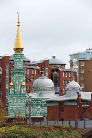 Perm city in winter, Parkovy microdistrict, Perm region, Russiaの写真素材