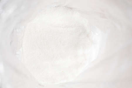 beet sugar in a disposable plastic bag, horizontalの写真素材
