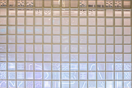 glass geometric transparent surface in the interior. Trends and fashion