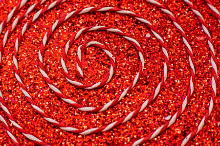 fashionable textured textile red spiral background, Styles and fashionの写真素材