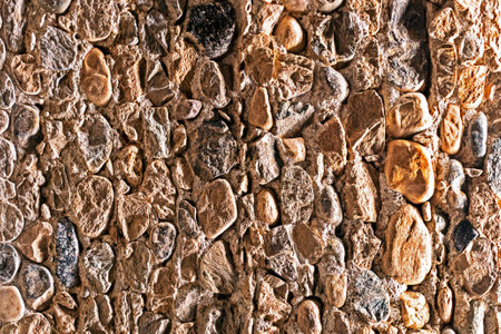 modern stylish surface with small stones in the interiorの写真素材