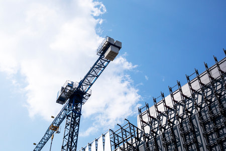 construction modern buildings with modern materialの写真素材