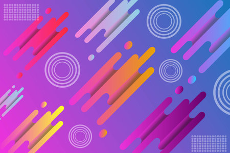 3d colorful abstract geometric wallpaper background