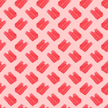 Seamless pattern. Abstract background with brush strokes. Monochrome hand drawn texture. Modern graphic design.の写真素材