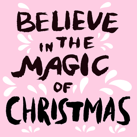 Merry Christmas to Everyone, Background With Typography and Elementsの写真素材