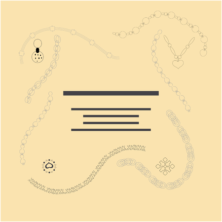 Jewellery frame illustration with space for your text. T-shirt, poster, banner vector design, greeting cards, jewellery store advertisements. Vector illustration.
のイラスト素材