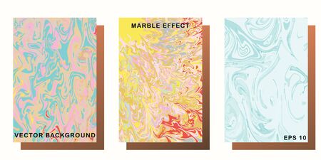 Marble pink and turquoise texture. For design cover, presentation, invitation, flyer, postcard, design packaging. Vector illustration.のイラスト素材