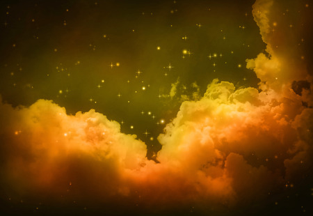 Stars in the night skyの写真素材