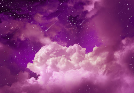 Stars in the night sky
