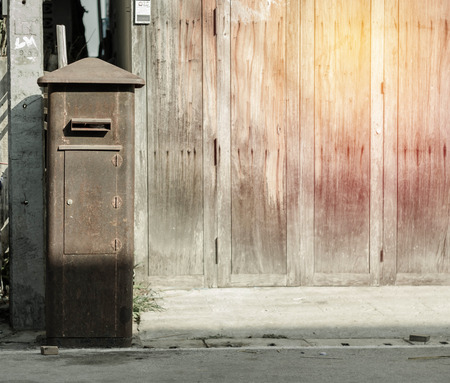 Old Letter Box in thailand.の写真素材