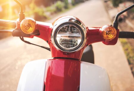Motorcycles classic of vintage tone.の写真素材