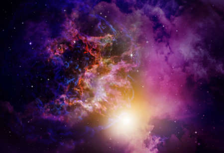Space of night sky,Starfield.の写真素材