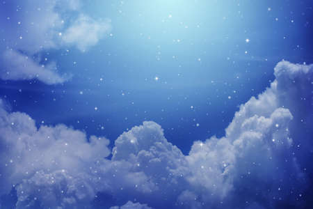 Stars in the night sky,purple background.の写真素材
