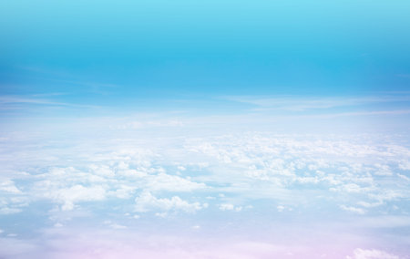 Colorful sky and pastel color with cloud background.