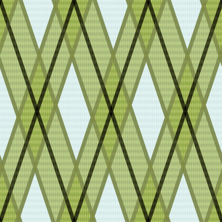 Seamless rhombic colorful pattern mainly in green, pink and other light warm colors