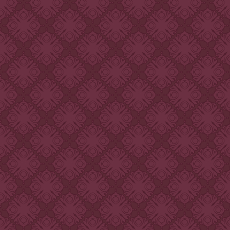 Seamless vintage ornament with dark magenta pattern on an unsaturated background as a fabric textureのイラスト素材