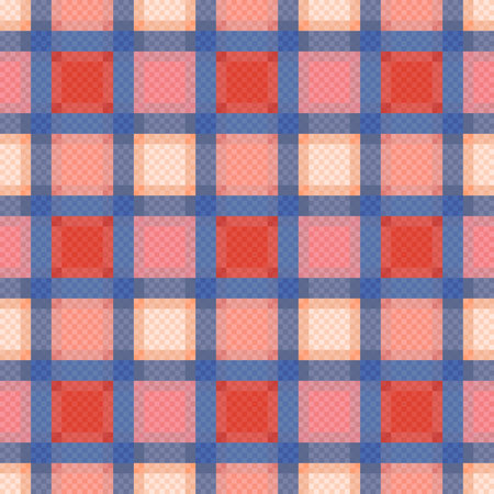 Tartan Scottish seamless pattern in muted beige, blue and pink colors, texture for flannel shirt,...