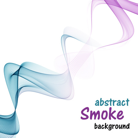 Abstract colored smoke on a white background.のイラスト素材