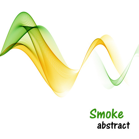 Abstract colored smoke on a white backgroundのイラスト素材