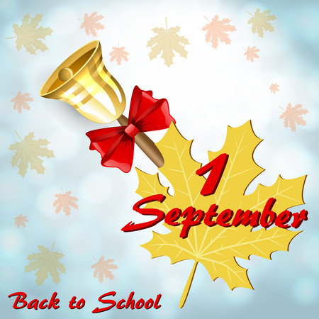 Greeting card by September 1のイラスト素材