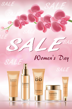 Discount for women's dayのイラスト素材