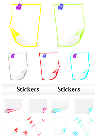 advertising sheetsのイラスト素材