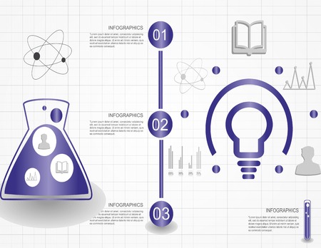 Education info graphic vintage designのイラスト素材