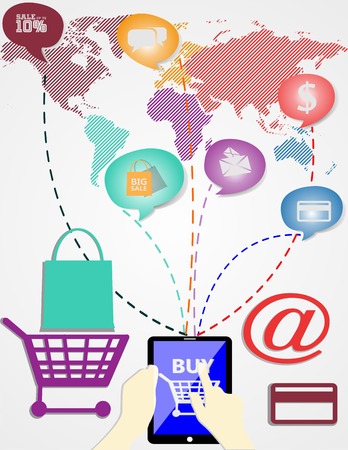 Modern pattern / Project can be used for info graphicsのイラスト素材