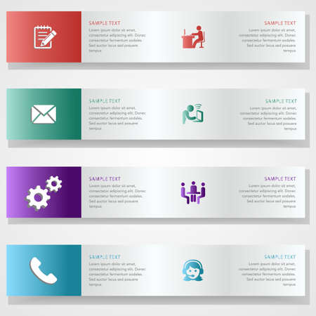 Modern business bubble speech template styleのイラスト素材