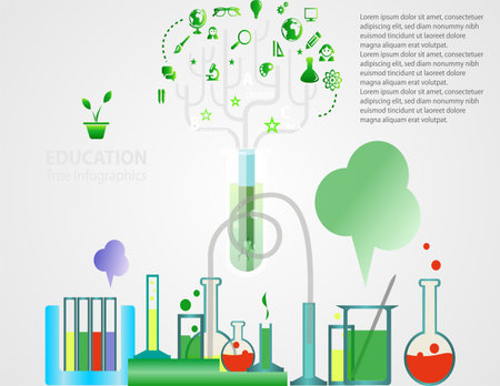 Education info graphic designのイラスト素材