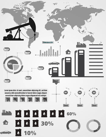 Detail infographic illustration. and Information info Graphicのイラスト素材