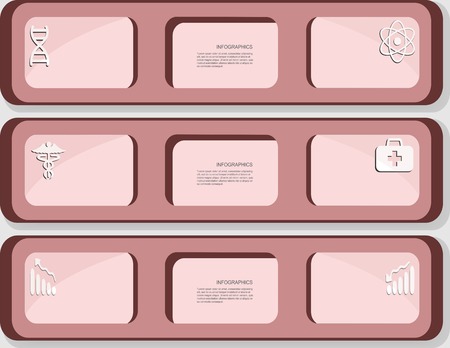 symbols info graphic science, with line green and sulfur colorのイラスト素材