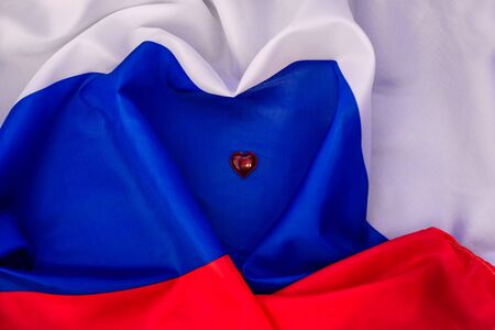 February 23 holiday background. Fatherland defender day. men's day of defenders of the Fatherland in Russia. Constitution day. Day of Russian flag.の写真素材