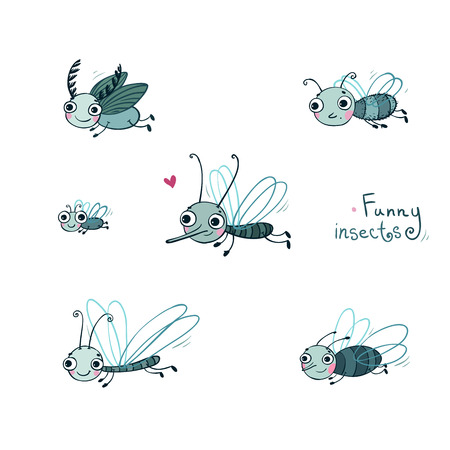 Hand drawing isolated objects on white background. Vector illustration.のイラスト素材