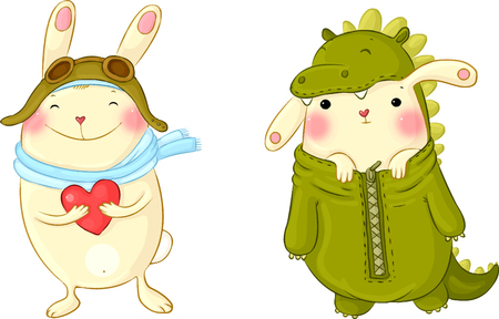 Hand drawing isolated objects on white background. Vector illustration.のイラスト素材