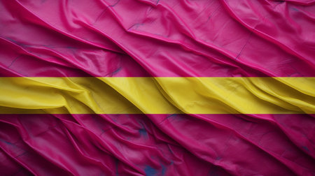 yellow stripe on double fabric, generative aiの素材