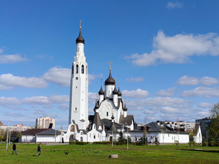 Church of the Intercession of the Blessed Virgin Mary in Kolomna, Russiaの写真素材
