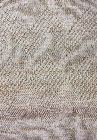background of knitted fabric of wool yarn
