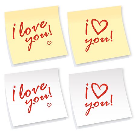 Love stickersのイラスト素材