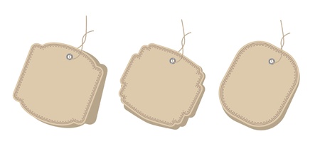 Vintage retro price tagsのイラスト素材