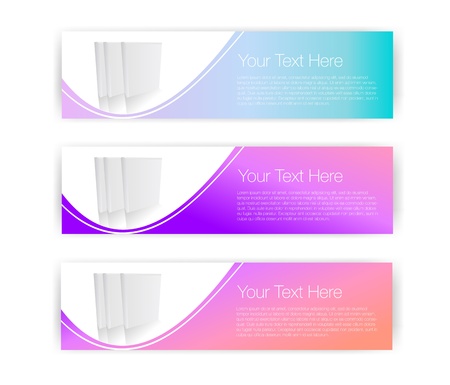 Vector bannersのイラスト素材