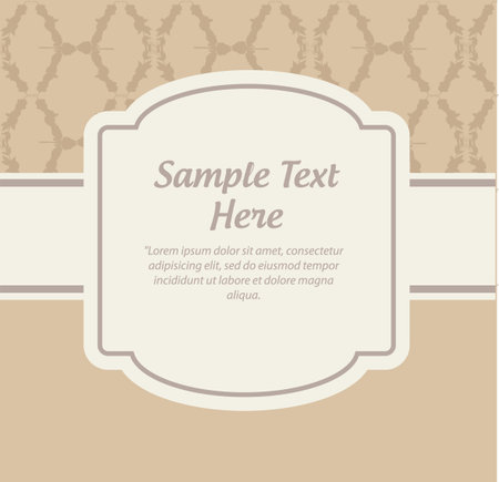 Vintage retro invitationsのイラスト素材