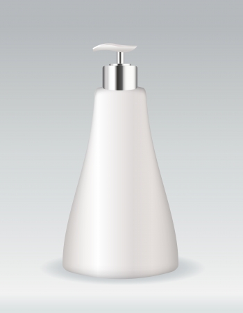 Cosmetic container bottle for soap or gelのイラスト素材