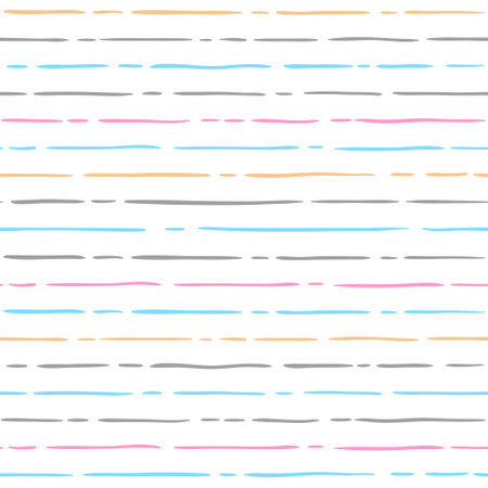 Colored thin horizontal lines are broken in places with blurred edges on a white backgroundのイラスト素材